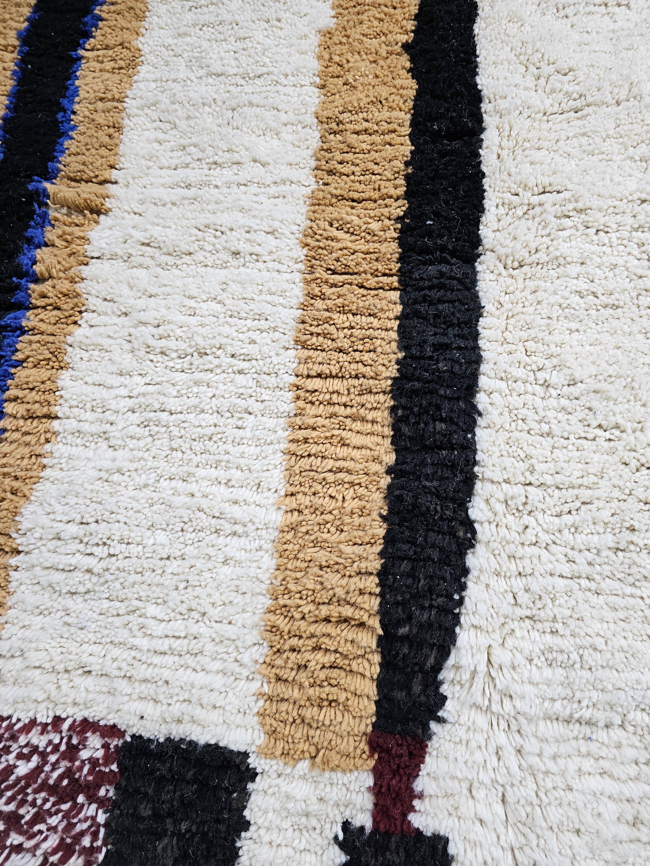 Tapis berbère artisanal Maroc 3 x 2 m