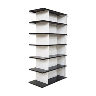 Metal bookcase by Wim Rietveld, Dutch, 1960s