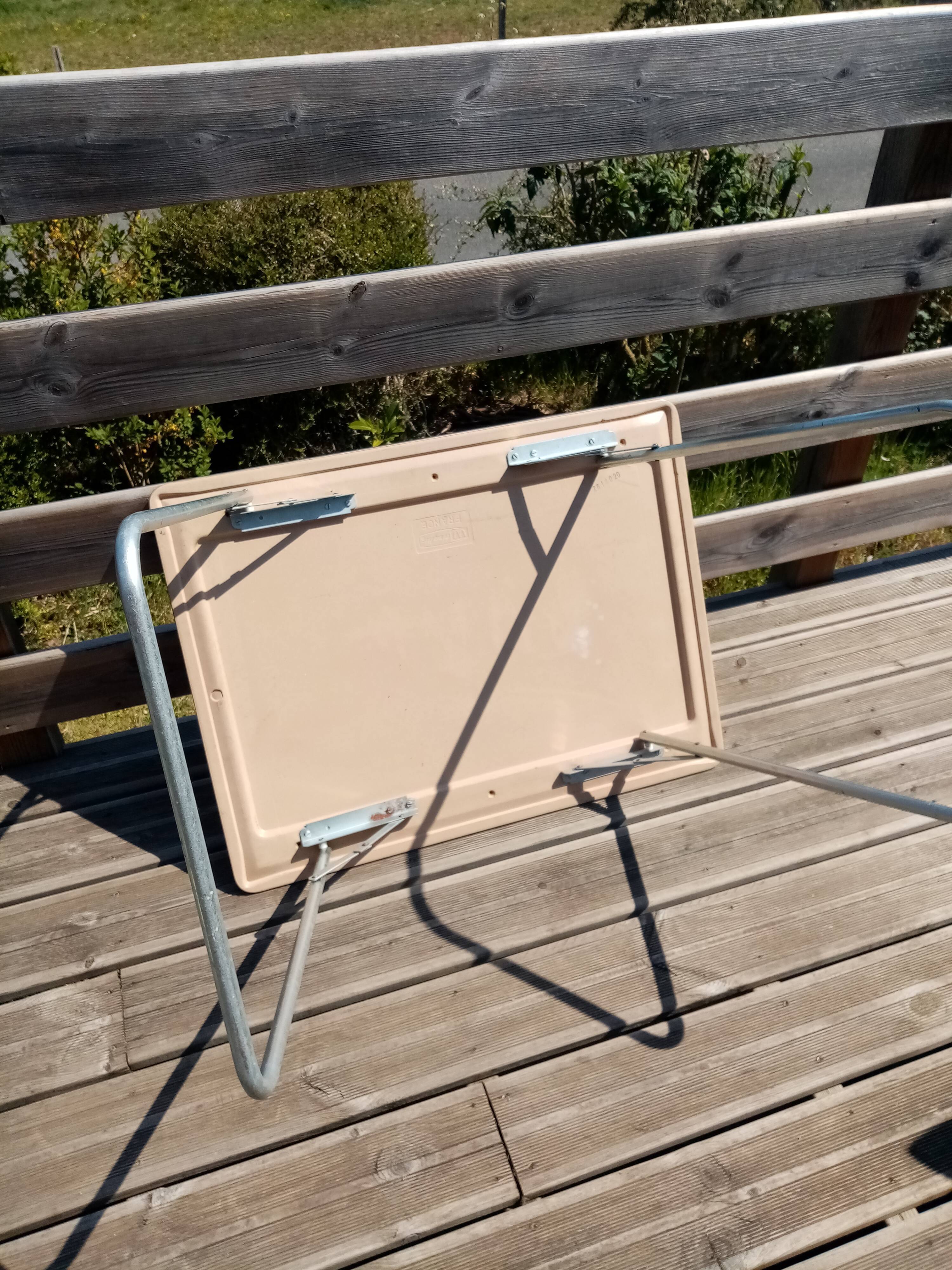 Folding garden or camping table