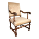 Fauteuil dans le style de Louis XIII, artisanal, ancien