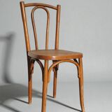 Chaise Bistrot Rotin en bois courbé