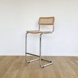 Pair bar chairs Cesca S32 Marcel Breuer, 1970