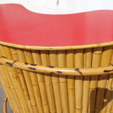 Vintage bamboo bar