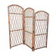 Rattan and bamboo screen