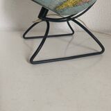 Globe vintage 1960 terrestre verre mappemonde Perrina - 24 cm