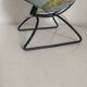 Globe vintage 1960 terrestre verre mappemonde Perrina - 24 cm