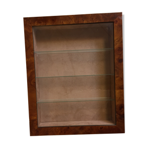 vitrine en loupe & autruche