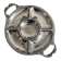 Stainless steel dish Jean Couzon with fish handles