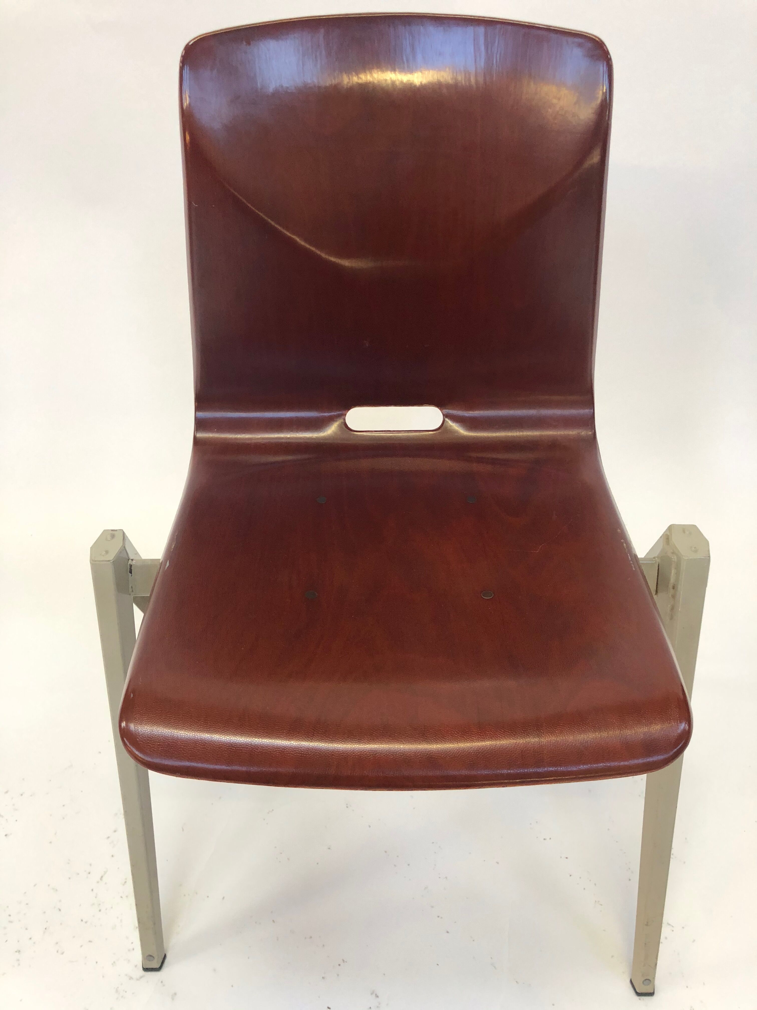 Lot of 4 vintage chairs Galvanitas S22 in the Netherlands