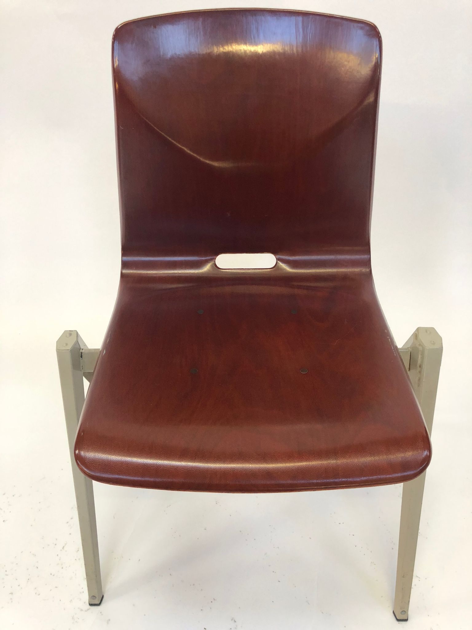 Lot of 4 vintage chairs Galvanitas S22 in the Netherlands