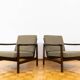 Mid Century Armchairs By Zenon Bączyk, 1960's, Set Of 2