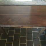 Table d'appoint avec tiroir en chêne
