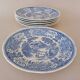 Burgenland blue flat plates Villeroy & Boch