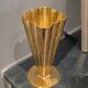 Ystad Metall, brass vase model 5317-77, modern Scandinavian / mid-20th century