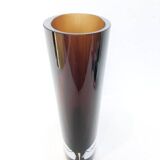 Murano crystal vase, mid-20th century