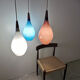 Scandinavian blown glass hanging Holmegaard 1960