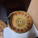 Peacock-shaped basket