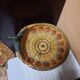 Corbeille en forme de paon
