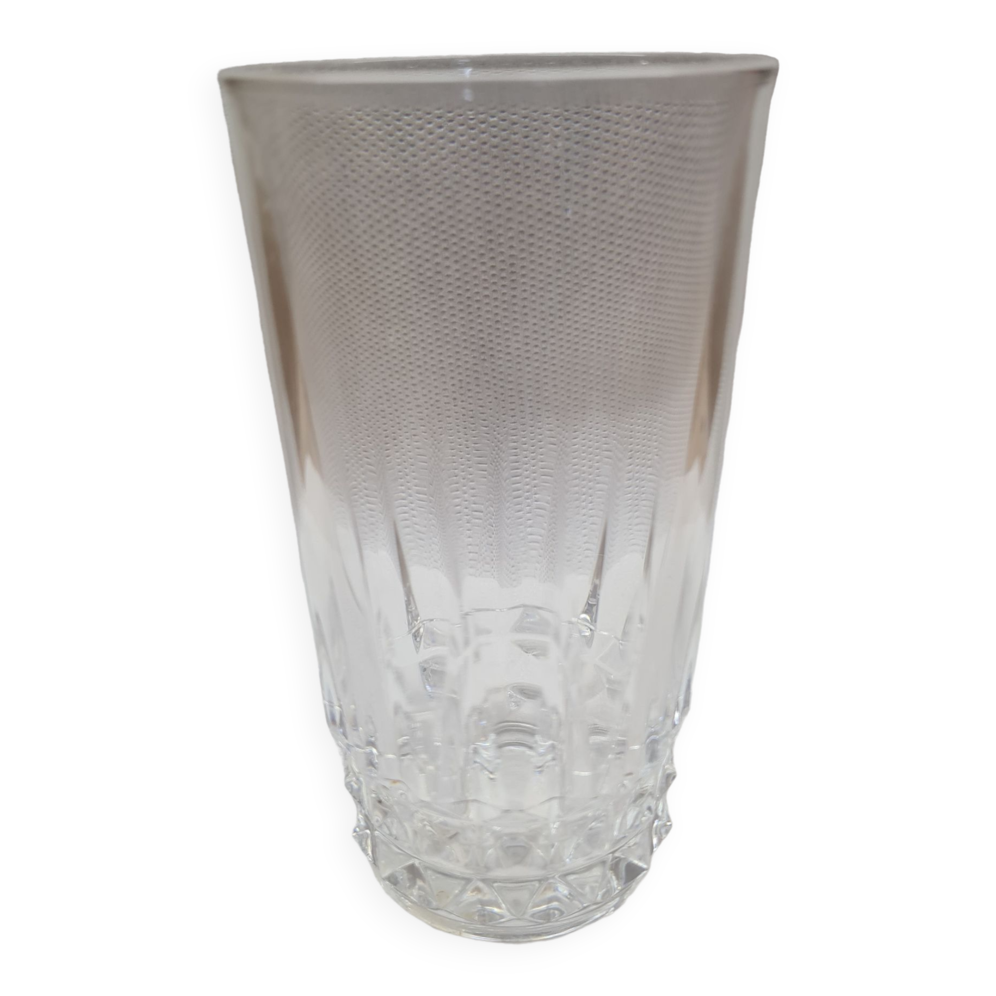 Arques crystal "tube" whisky glasses Tuileries Villandry