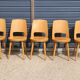 5 BAUMANN “MONDOR” light beech chairs