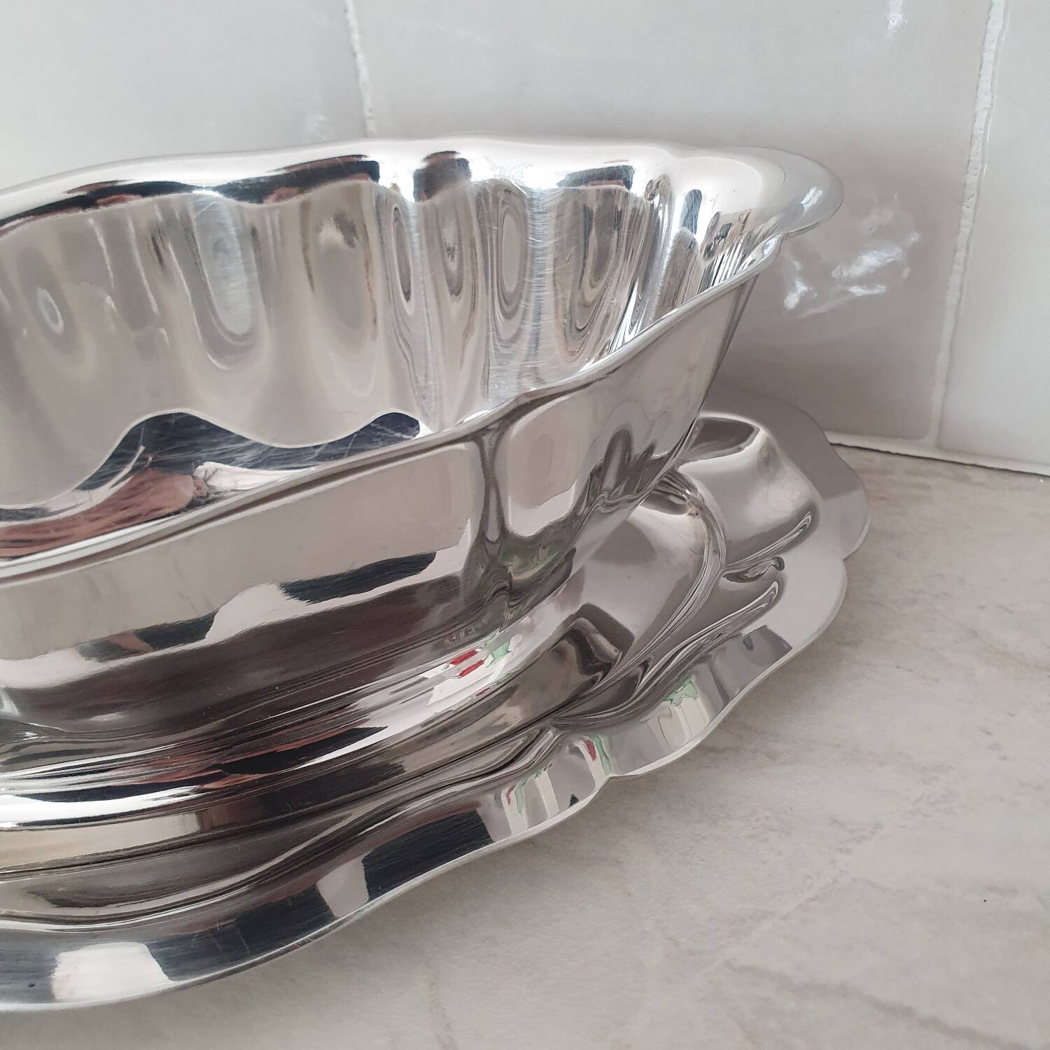 Remy Letang / 18/10 stainless steel gravy boat