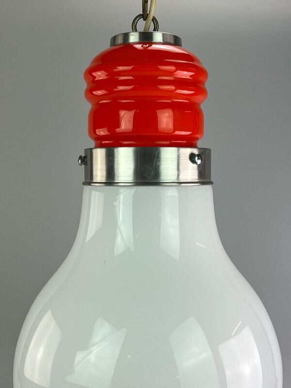 Suspension Mazzega Murano en verre Italie Space Age
