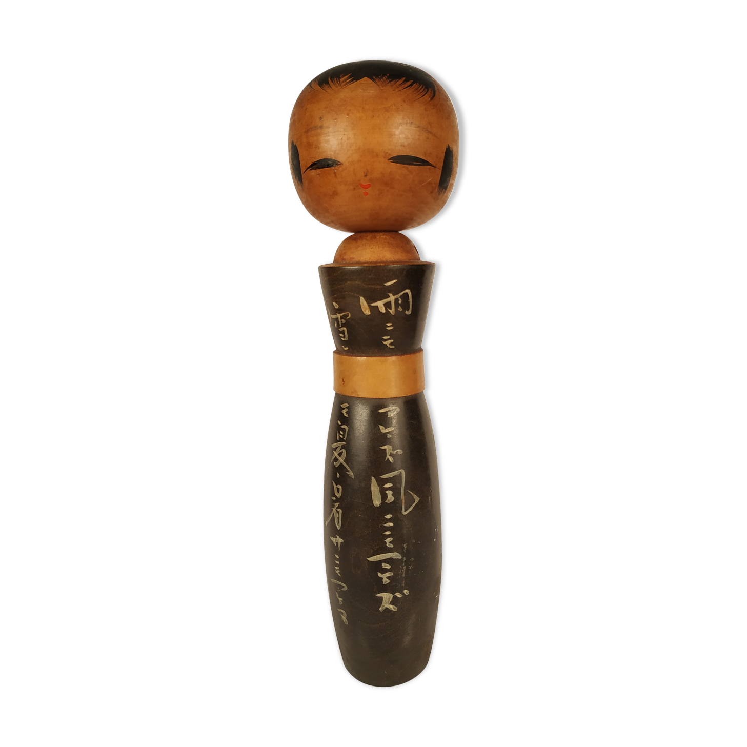 Kokeshi Doll in wood, circa 1960, Japan