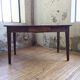 Table de ferme en noyer
