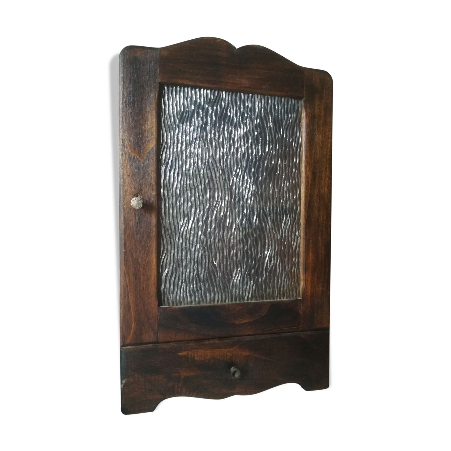 Wooden medicine cabinet
