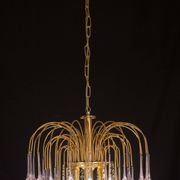 Meryl Streep, Pink Murano pendant Flowers Chandelier, 1970s