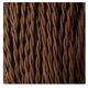 Baluster lamp base, new braided fabric cable.