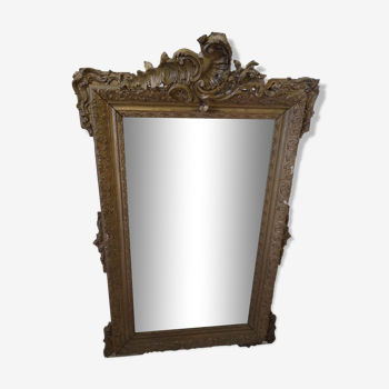 Miroir Napoléon III à fronton - 125x75cm