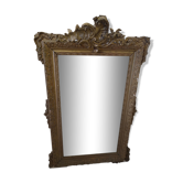 Napoleon III mirror with pediment - 125x75cm