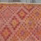 Turkish kilim area rug, vintage kilim rugs runner