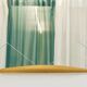 Large Trapezoidal Golden Wall Mirror With Engraved Diamond Pattern, Austria, 1950s