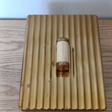 Vintage decorative box in ribbed glass – 1960s/70s