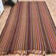Striped Vintage Flatweave Carpet
