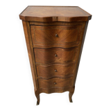 Chiffonnier XIX/XX 4 tiroirs acajou