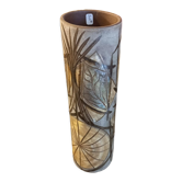 Vallauris ceramic tube vase