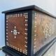 Coffre oriental marqueterie nacre ancien