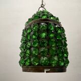 Small Green Crystal Light Pendant 1960’s