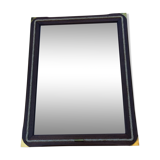 Wooden marine-style mirror 66 x86 cm