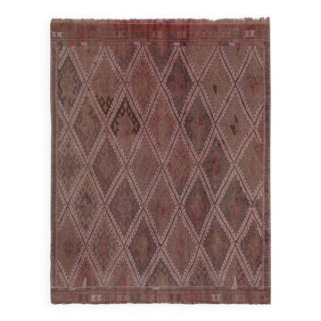 Kilim turc vintage tissé main 174x230 cm