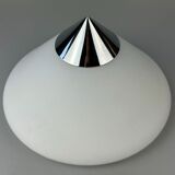 60s 70s ceiling lamp or wall lamp by Limburg Leuchten Germany glass chrome