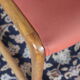 4 vintage chairs in teak, Scandinavian style, by the publisher Baumann, model Bémol / "Traineau"