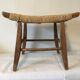 Stool straw Mid century Bull