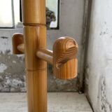 80s pine coat rack