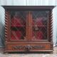 Louis XIII display cabinet in oak, 19th century