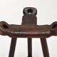Set of 3 Vintage Brutalist Marbella Stools by Sergio Rodrigues