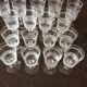 Lot of 17 crystal glasses